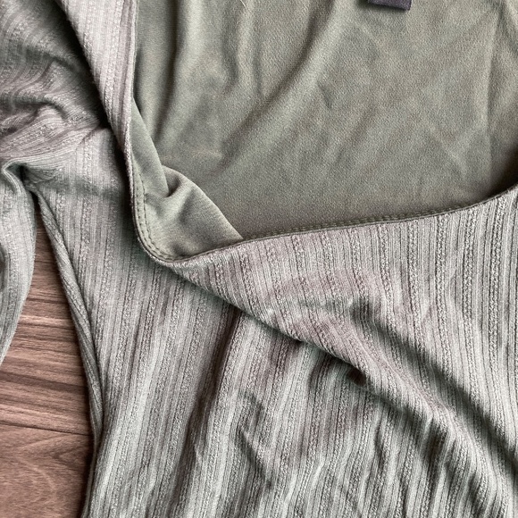 Womens Windsor Casual Perfection Ribbed Knit Mini Dress in Olive NWOT - Picture 6 of 8